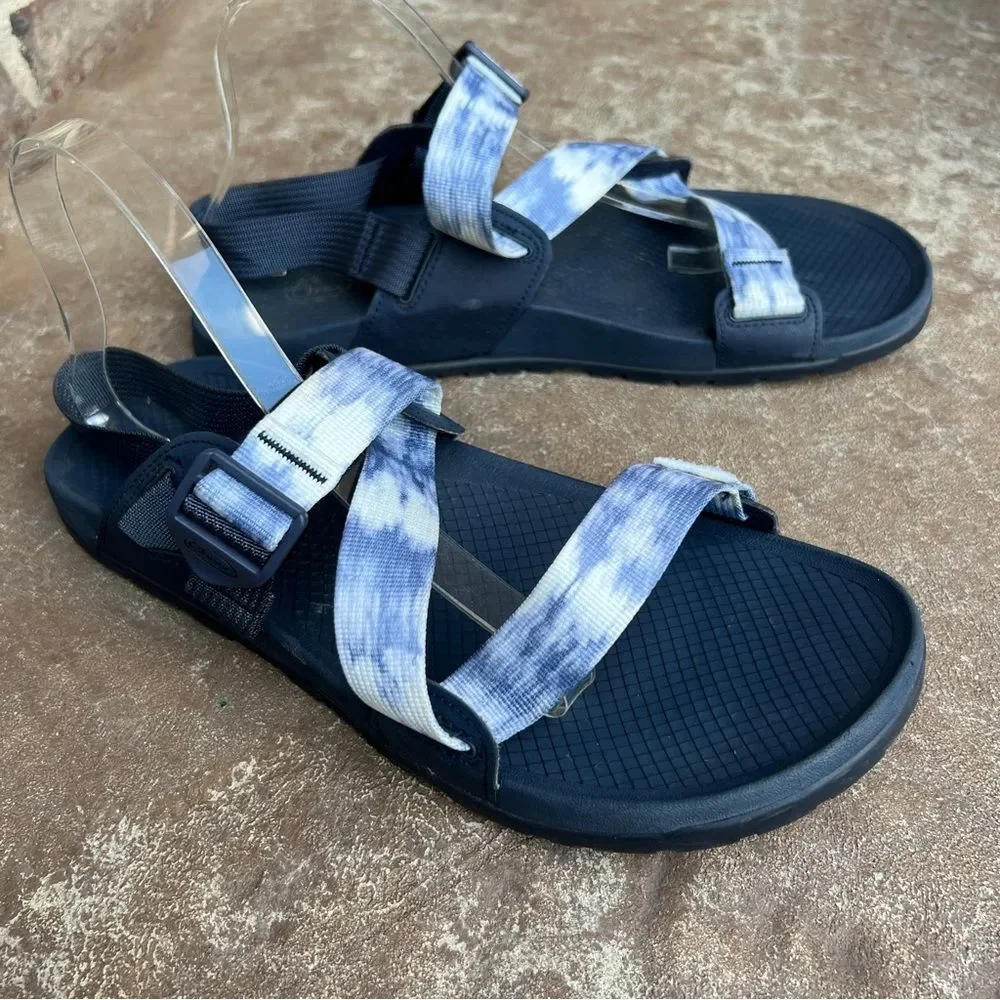 Chaco Men’s Sandal Low Down Blue White Sz 11